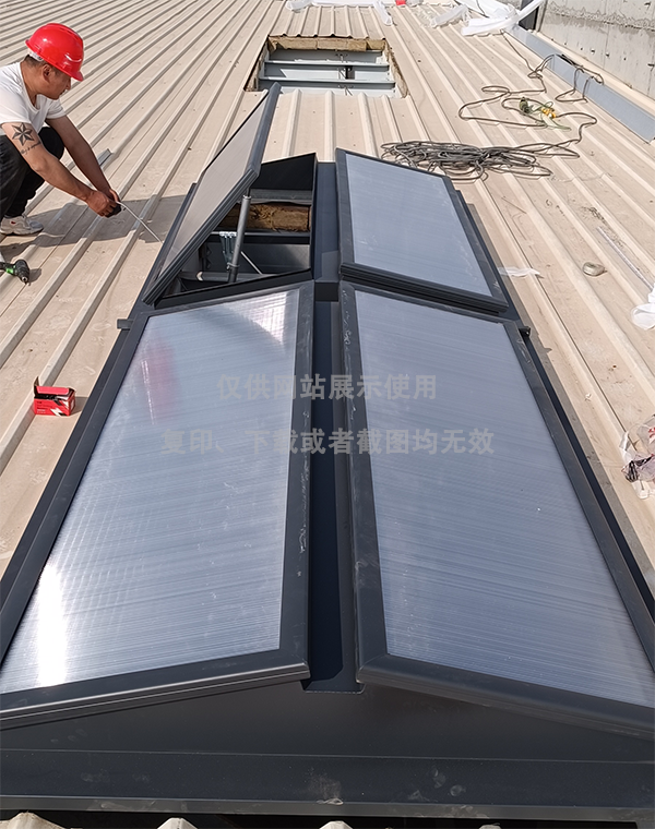 兰州王老吉生产车间石泉排烟天窗