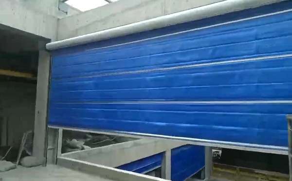 大型物流园区完成石泉防火门整体安装工程